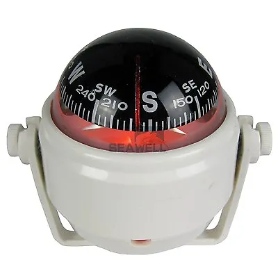 LED Boat Navigation Compass For Marine Sail Ship Vehicle Car White Electronic • $12.99