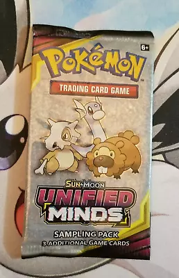 Pokemon S&M Unified Minds SAMPLE / FUN Booster Pack - 3 Cards / Pack - SEALED • $3.90