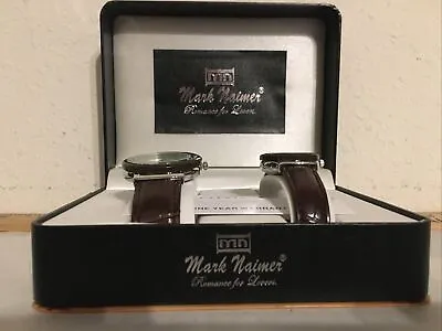 Watches Set Men Women Mark Naimer New Brown Straps • $18.75