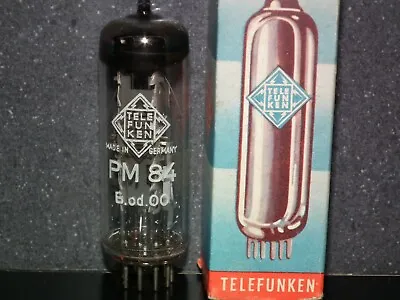 PM84 Telefunken NOS NIB Magic Eye Tuning Eye Old European Tube Radio Receivers • $19.95