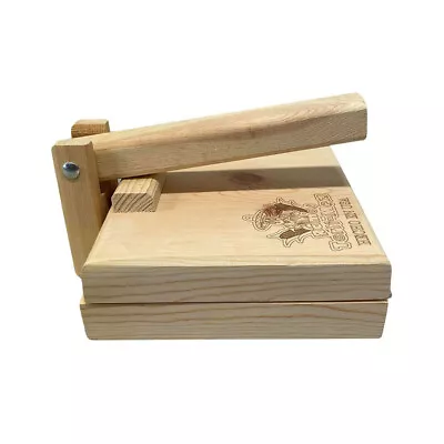 10  Square Wooden Tortilla Press Empanadas Corn Flour Tacos Dough Pressing Maker • $49.99