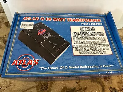 Atlas O 80 Watt AC Transformer #1000080 O Gauge • $37.50