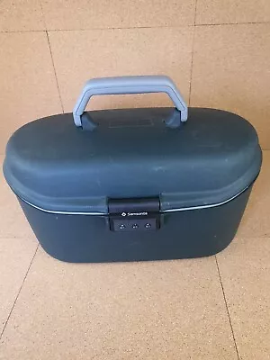 Samsonite GREY GREEN Hard Shell Vanity Travel Case With Lock  • £16.80