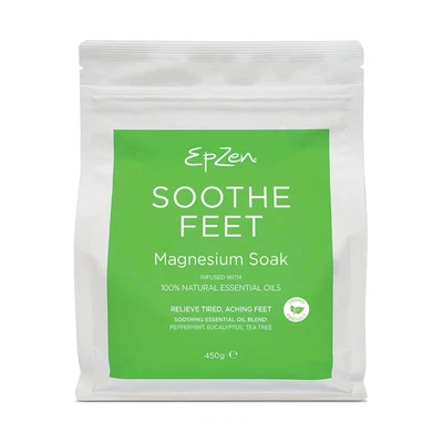 £4.53 • Buy Epzen Soothe Feet Magnesium Soak Crystals 450g - Essential Oil Blend Peppermint