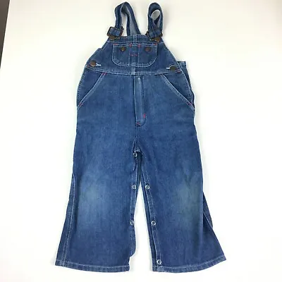 Vintage BIG MAC For Toddlers Denim Overalls Boy Girl Size 4T JCPENNEY USA  • $18.99