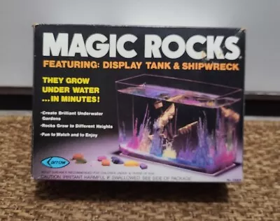 1987 Vintage Magic Rocks Featuring: Display Tank & Shipwreck New In Box #80911 • $35