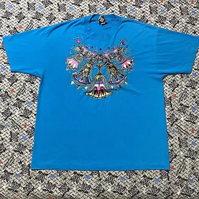 Single Stitch Blue Gold Native American Artifacts Men's XL T-Shirt • $14.99