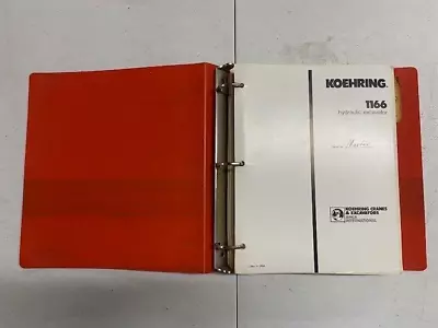 $34.95 • Buy Koehring 1166 Hydraulic Excavator Factory Operation Maintenance Manual SKU11