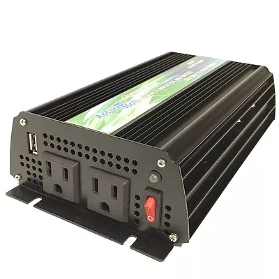 Brand New Pure Sine Wave Power Inverter 400/800 Watt 12v Dc To 120v Ac! • $1.04