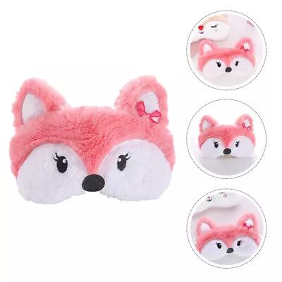  Cartoon Sleep Eye Mask Plush Bunny Sleeping Kids Travel Child Rabbit • £7.89