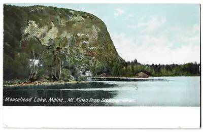 Moosehead Lake Maine Mount Kineo From Steamboat 1905 UDB Vintage Postcard • $3.86