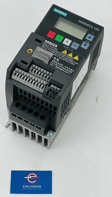 $79.95 • Buy Siemens 6SL3210-5BB17-5UV1 SINAMICS V20 Inverter Drive  *PARTS ONLY*