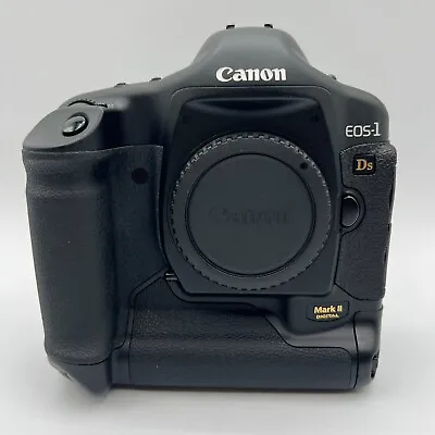 Mint Rare Canon EOS 1DS Mark II 16.7MP Digital SLR Camera Body Charger 22K Shots • $599.99