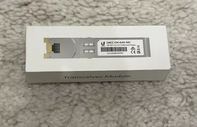 Ubiquiti 10G SFP+ To 2.5/5/10GbE RJ45 Module UACC-CM-RJ45-MG • £55