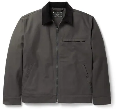 $199.99 • Buy Filson Tacoma Work Jacket 20096828 Charcoal Dark Grey Black Canvas Corduroy CC