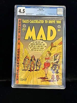 Mad #9 / 1954 / CGC 4.5 / Harvey Kurtzman Cover • $253.85