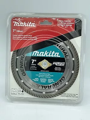 Makita 7  Premium Turbo Rim Diamond Blade - General Purpose - A-94574 NEW • $21.95