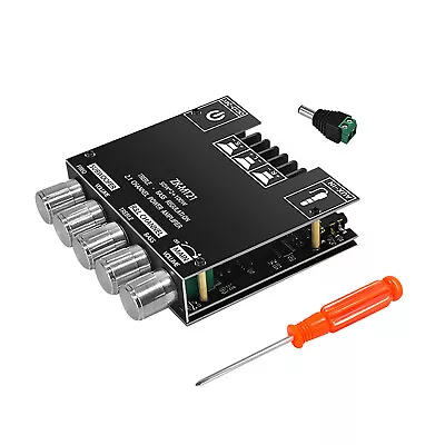 ZK-MT21 2.1Channel Stereo Audio Bluetooth 5.0 Subwoofer Amp Board 50WX2+100W AUX • $20.19