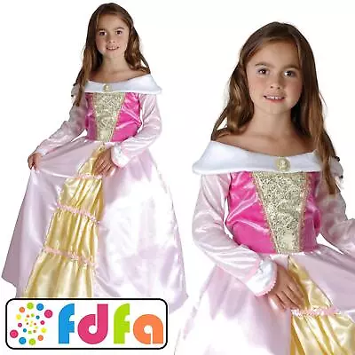 Forum Kids Fairytale Sleeping Royal Princess Fancy Dress Costume • £7.89