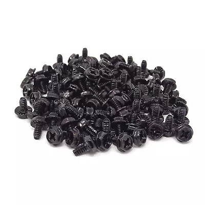100PCS 6#-32X6 Hex Phillips Head PC Computer Case Mounting Screws Fastener For B • $11.25