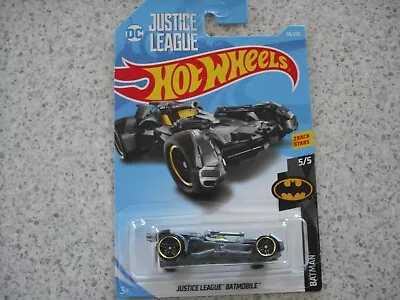 2019 Hot Wheels Die Cast Hw Batman Justice League Batmobile Car 66 Grey • $7.99