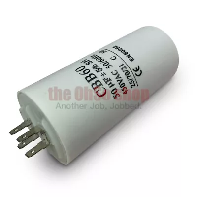 £8.82 • Buy 50uf Capacitor CBB60 Start Run Motor For Generator, Compressor, Air-Con, Pump