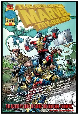 1996 Marvel Comics Print Ad New Official Try-Out Book Writers X-Men Cover Art • $11.50