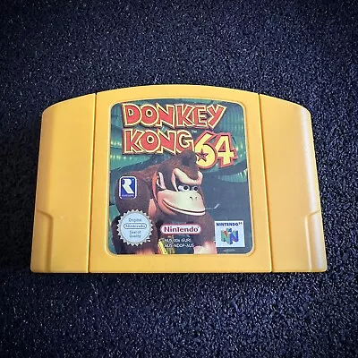 $69.99 • Buy Donkey Kong For Nintendo 64 PAL Tested & Working