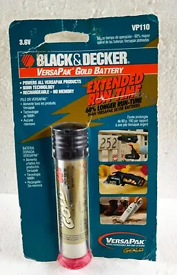 Genuine Black & Decker VP110 Gold VersaPak Battery For B&D Versa Pak Power Tools • $70.19