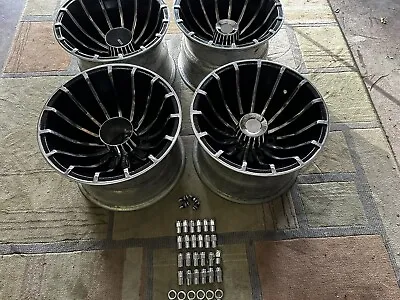 Set Vintage 15x10 Keystone 15 Spoke Turbine 6 Lug Chevy 4X4 Restored Blazer K10 • $1999.99