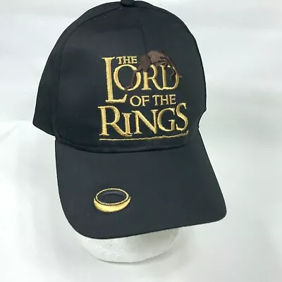 RARE The Lord Of The Rings Hobbit Motion Picture Trilogy Strapback Cap Hat • $24.99