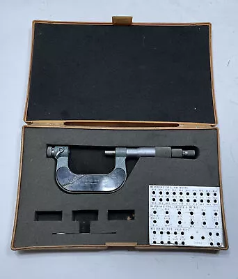 Mitutoyo No. 116-106 Interchangeable-Anvil-Type Pana Micrometer 1” - 2” .001 • $205