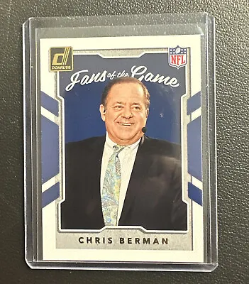 $9 • Buy 2017 Donruss Chris  Boomer  Berman Fans Of The Game Autograph #3 Not Graded Auto