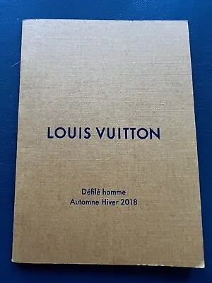 Louis Vuitton Orange Paper Booklet Rare Defile Homme 2018 8cm X 11cm • £28.91