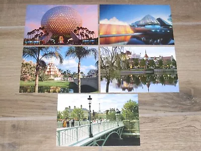 Lot 5 New EPCOT Opening Year 1982 Postcards UNUSED; Disney World; 4x6; MINT COND • $9.99