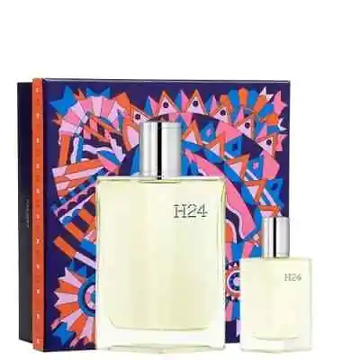 £87.98 • Buy Hermes H24 100ml Edt Spray  + 12.5ml Edt Spray Brand New Gift Set