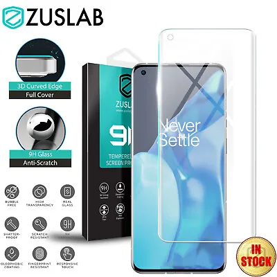 For OnePlus 9 Pro ZUSLAB 9H Full Cover Tempered Glass Screen Protector • $7.95