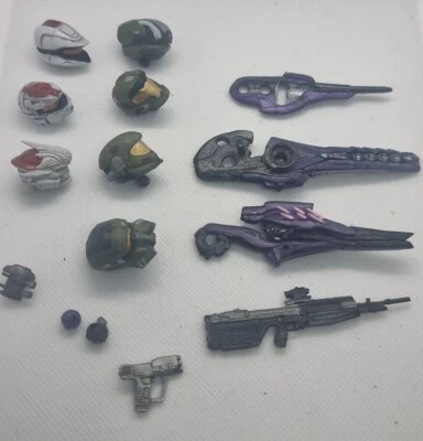 £38.95 • Buy Halo Action Figure Bundle Parts Head Gun Marine Warrior Spartan
