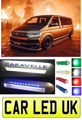 ✅ VW Multivan Caravelle Transporter T5 T6 ✅ 16x LED Bulbs Door Entry Light Step • $15.87