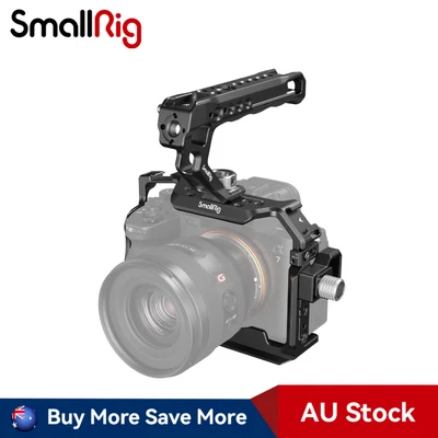 $165.90 • Buy SmallRig Basic Cage Kit For Sony A7R V/A7 IV/A7S III With Top Handle Cable Clamp