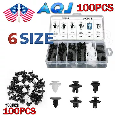 Parts Accessories Car Bumper Trim Panel Fender Engine Push Pin Rivet Clips • $9