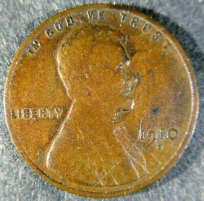1910-S Lincoln Wheat Cent ~ VERY FINE PLUS (VF+) Condition • $19