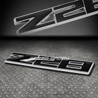 For Chevy Camaro Z28 Metal Bumper Trunk Grill Emblem Decal Sticker Badge Black • $6.08