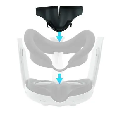 For Meta Quest3 VR Silicone Mask Adjustable Nose Pads 2024 G4P3 • $7.90