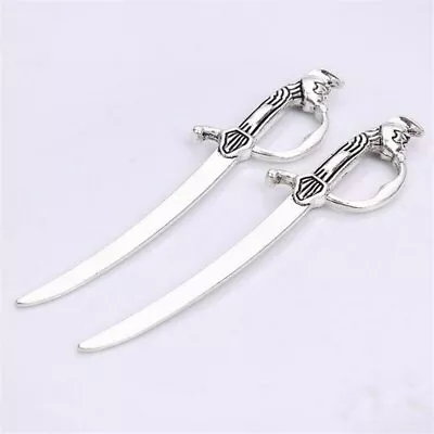 1/12 Scale Sword Medieval Knight Sabre Antique Silver Dolls House Accessories UK • $5.54