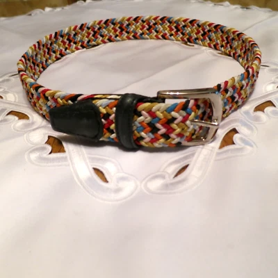 £47.39 • Buy ANDERSON'S WOVEN TEXTILE BELT MULTI AF2620 B0667 Sz 32