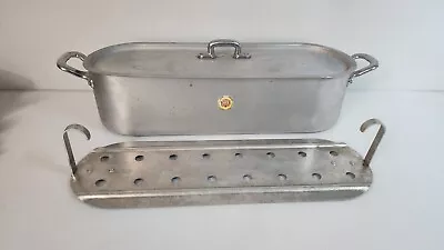 $90.01 • Buy Vtg Italo Ottinetti #45 Aluminum Fish Poacher Trivet MARCA DEPOSITATA Italy