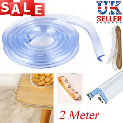 £3.79 • Buy 2M Child Baby Safe Table Corner Edge Strip Protector Good Guard Protection Cover