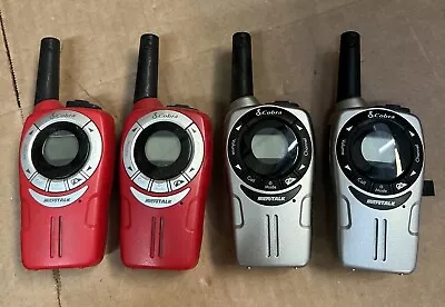 Lot Of 4 Cobra ACXT360 25-Mile Two-Way Walkie-Talkie Radio • $25