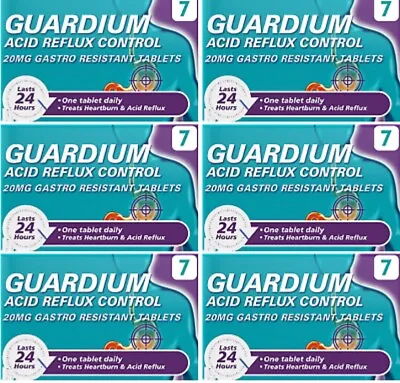 6x Acid Reflux Control Gastro Resistant Tablets 7 Value Pack) • £27.99